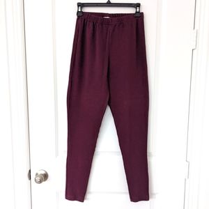 Cherokee Juniors Maroon Burgundy Sweatpants Leggings Size Medium
